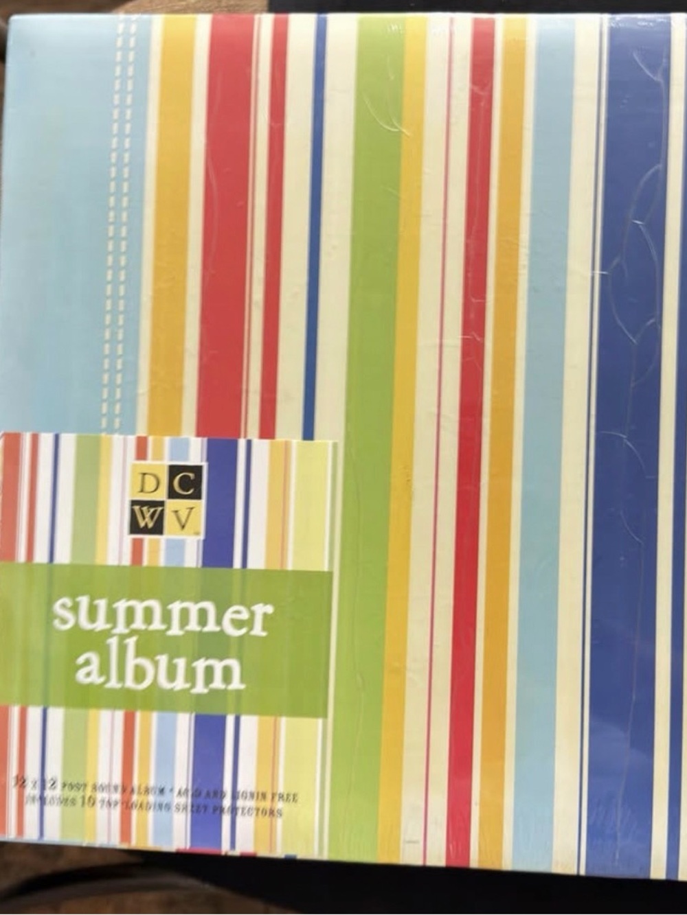 Multicolor Striped Scrapbook
Summer Album